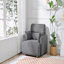 Fauteuil d'appoint rembourré avec repose-pieds avec rangement-1385108750