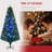 6' Tall Douglas Fir Pre-Lit Artificial Christmas Tree With Realistic Branches, 24 Multi-Colour LED Lights, Fibre Optics And 230 Tips
