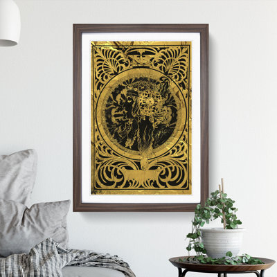 Gold by Zantine by Alphonse Mucha - Picture Frame Graphic Art