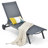 Pryer Outdoor Metal Chaise Lounge-1928109642
