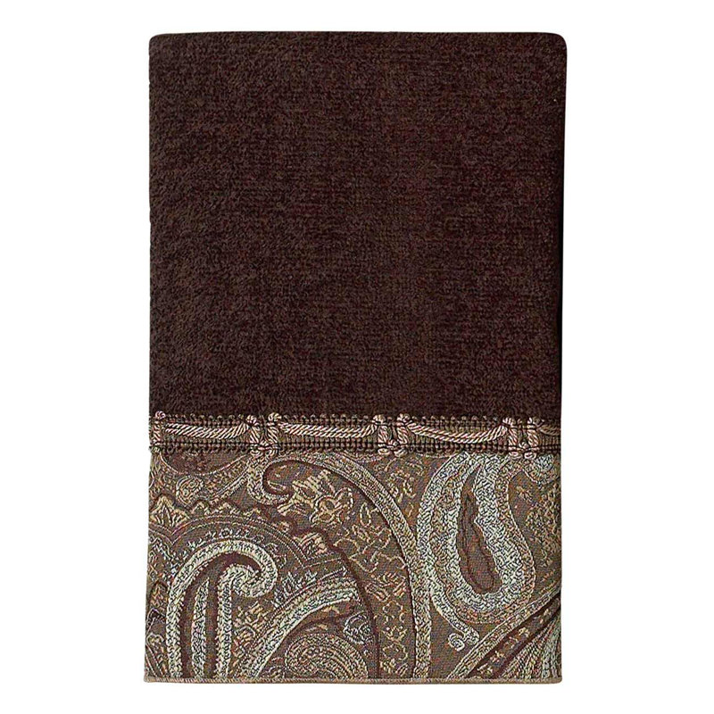 Bradford 100% Cotton Towel, Brown, 3 Piece Towel Set