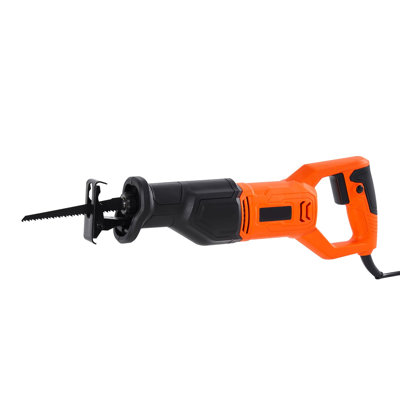 Corded Reciprocating Saw, 120 Volt 6 Amp, 3000 SPM Variable Speed, 3/4 inch Stroke Length, Electric Reciprocating Saw with 8 Blades and Carrying Bag, for Wood, Metal, and Plastic Cutting