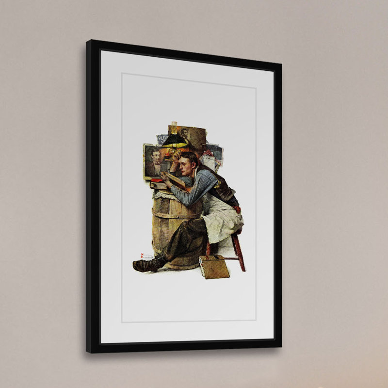 Norman Rockwell - Wrapped Canvas Print, 91cm H x 61cm W 