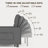 Modern 3-in-1 Pull-Out Sleeper Sofa, Convertible Upholstered Sofa Bed with Reclining Back and Side Pockets, Comfy Love Seat for Small Apartments