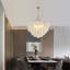 Lustre suspendu avec abat-jour sphérique en verre transparent fileté - Hauteur réglable, idéal pour le salon, la salle à manger, la cuisine (sans ampoules)-1023059532-1023059523