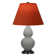 Petite lampe d'appoint à double gourde