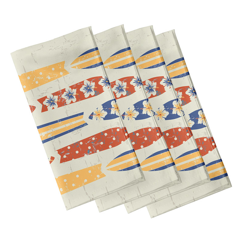Ensemble de serviettes 4 pièces Allbritton, L 18 po x L 18 po