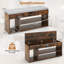 Shoe Bench Home Entryway Shoes Storage Bench w/ Padded Seat & Hidden Storage -1153149662