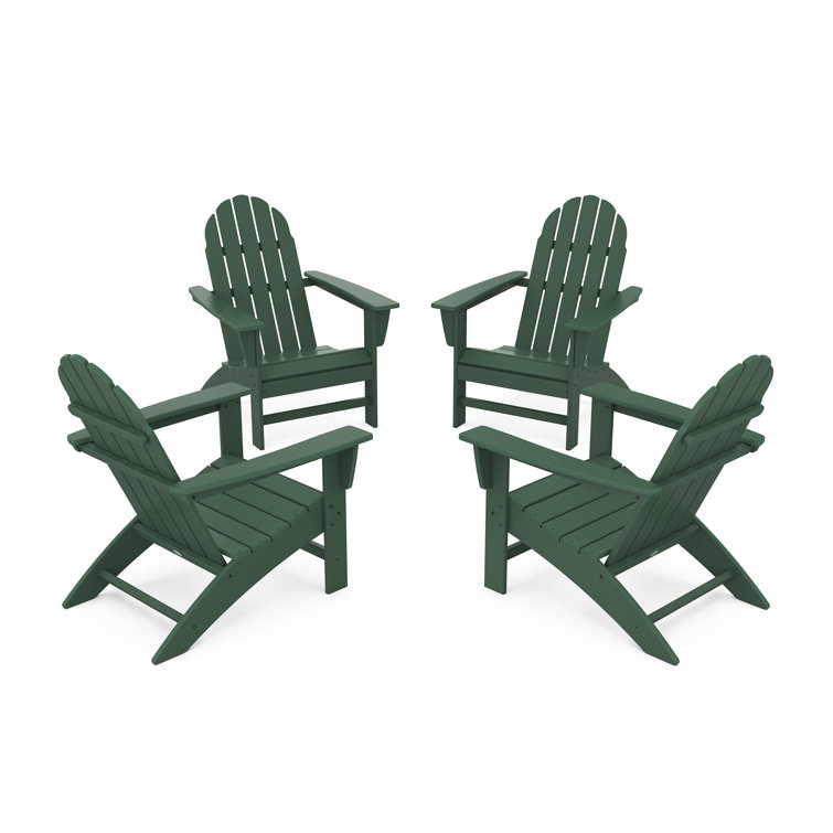 Vineyard 4-Piece Adirondack Conversation Set