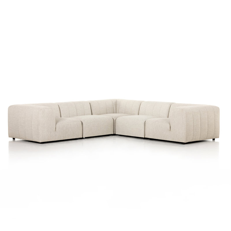 Canapé modulaire d'extérieur 5 pièces Neddie