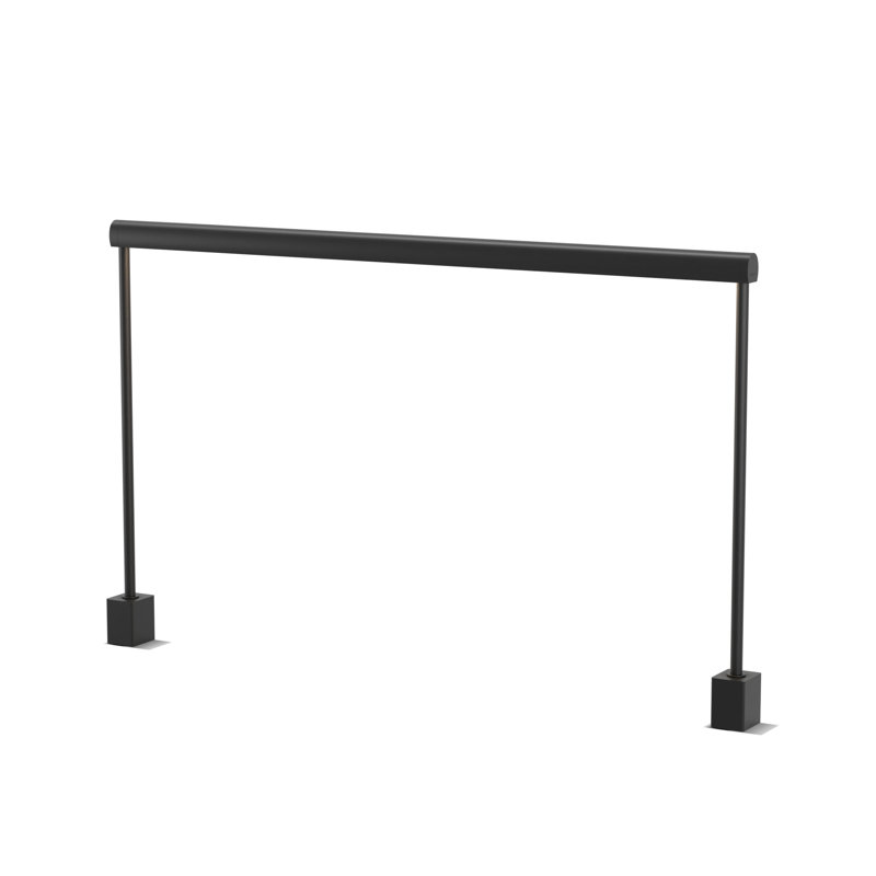 Sobre LED Desk Table Lamp, 19.38" H x 36" W x 1.26" D, Metallic Black