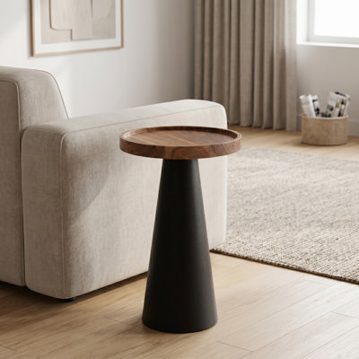 Table de bout Mid-Century Farmhouse Cottagecore