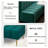 Velvet soft cushion double seat booth combination
