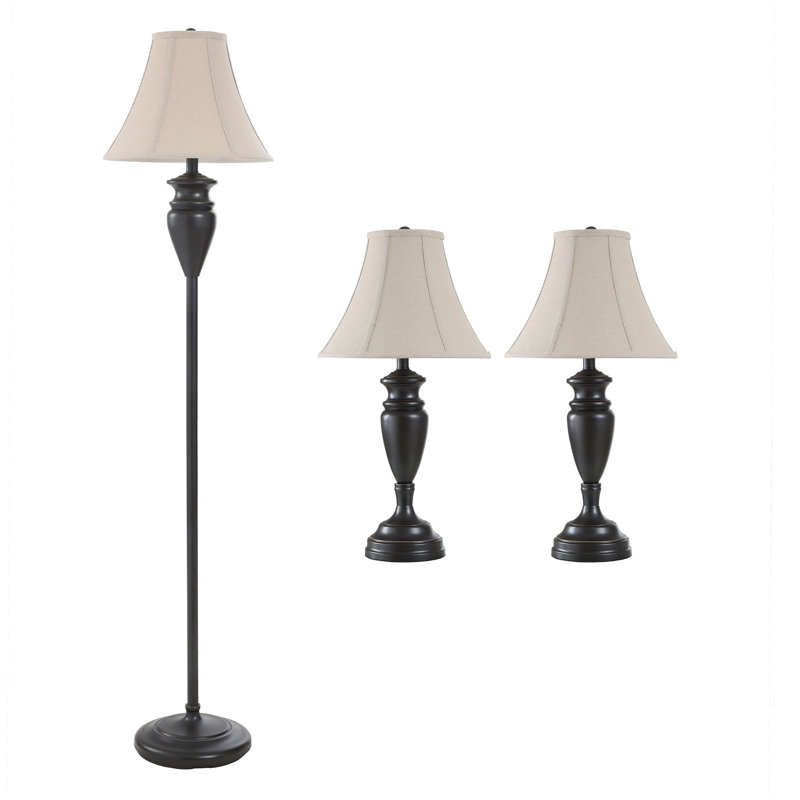Ensemble de lampes de table et sur pied Rebbecca