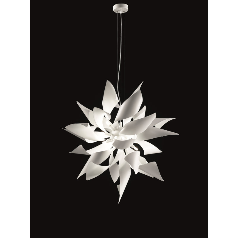 Ginger 12 - Light White Unique/Statement Pendant