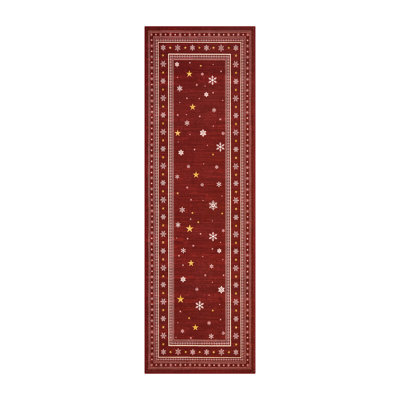 Rectangle Geometric Washable Area Rug