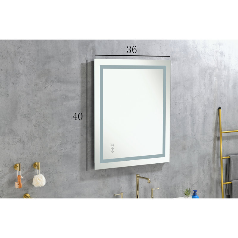 Dianelis Rectangle Wall Mirror