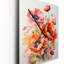 Horloge murale moderne Ahniyla - Coquelicots-205898642