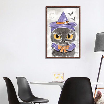 Cat - Witch by Martin Hsu - Painting on Canvas