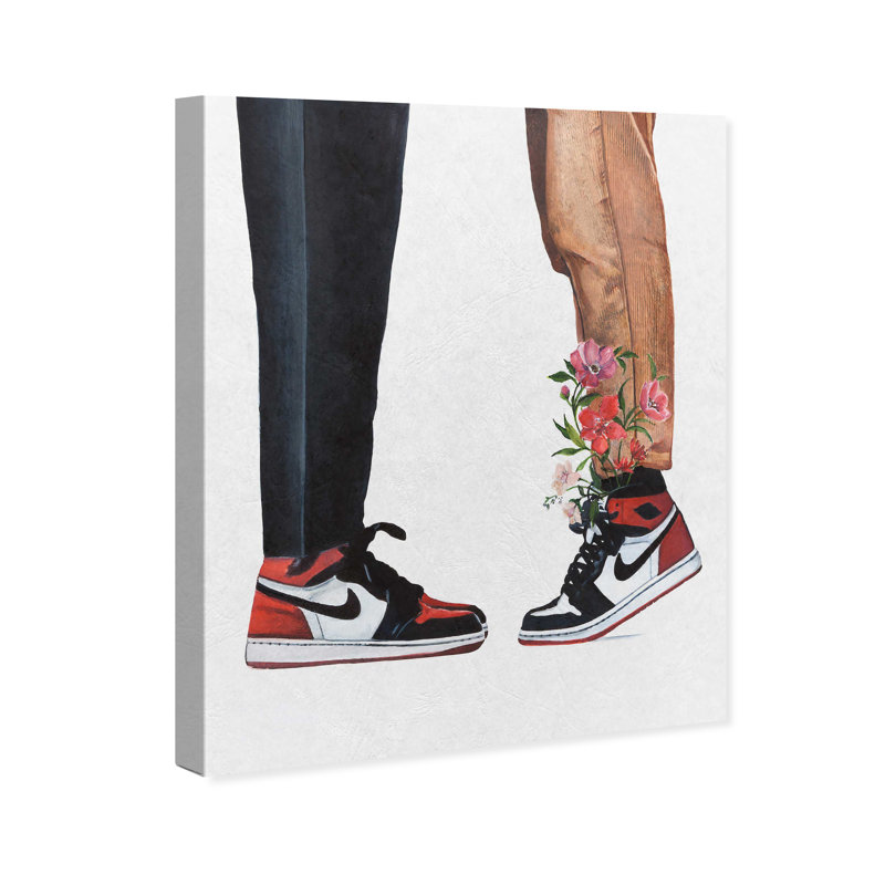 Adirah Sneaker Love sur impression sur toile, L 16 po x H 20 po x P 0,8 po