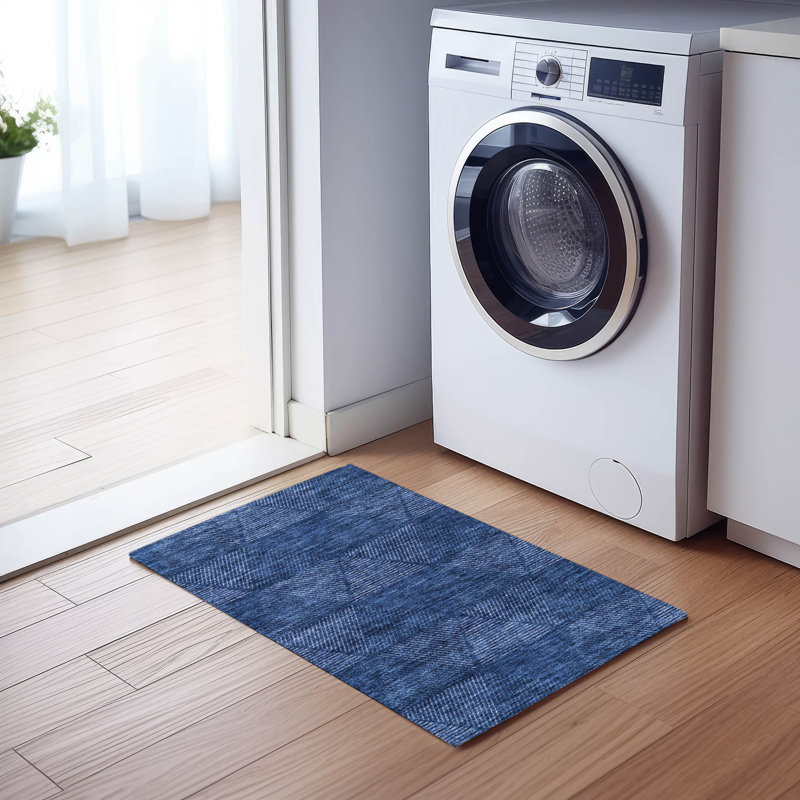 Lummus Washable Geometric Indoor / Outdoor Rug, Rectangle 1'8" x 2'6"