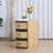 End Table with Storage and Charging Station-937329195