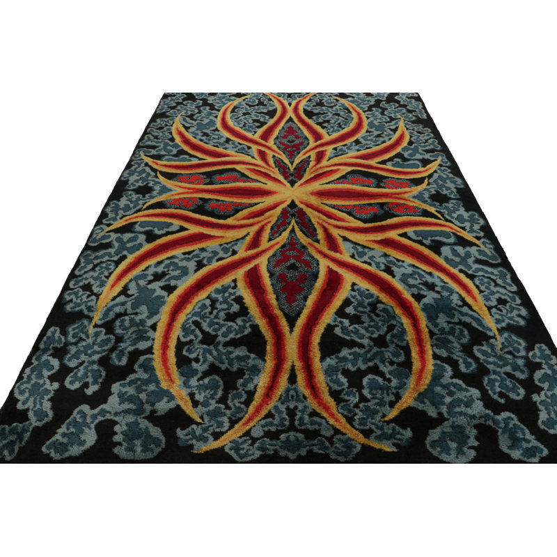 Hand Knotted Wool Area Rug