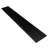 24" x 4" Matte Porcelain Bullnose Tile Trim in Absolute Black