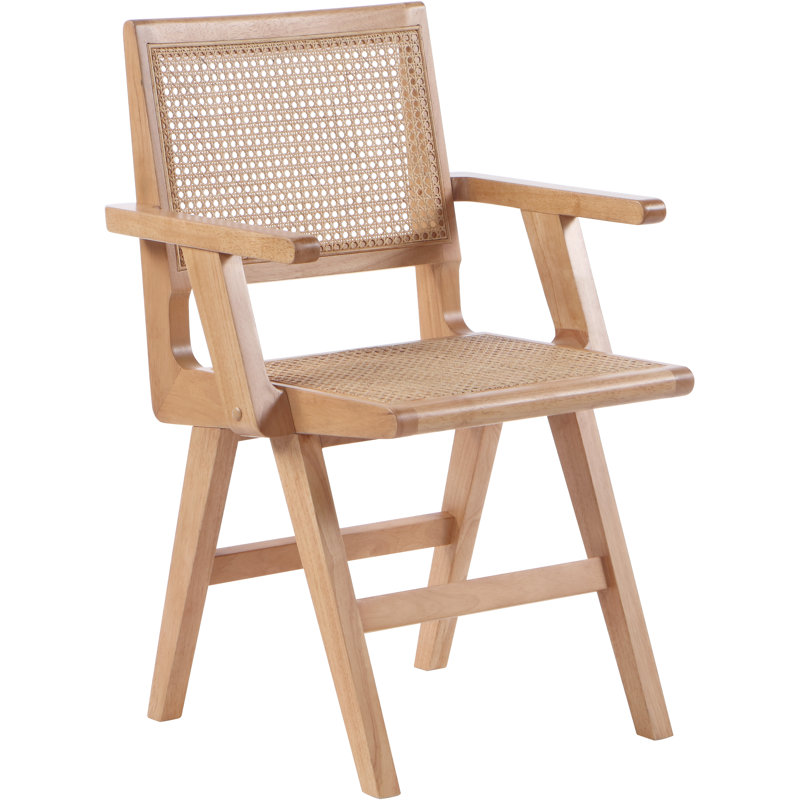 Preston Preston Dining Arm Chair, Set Of 2, Natural Natural Cane, Natural