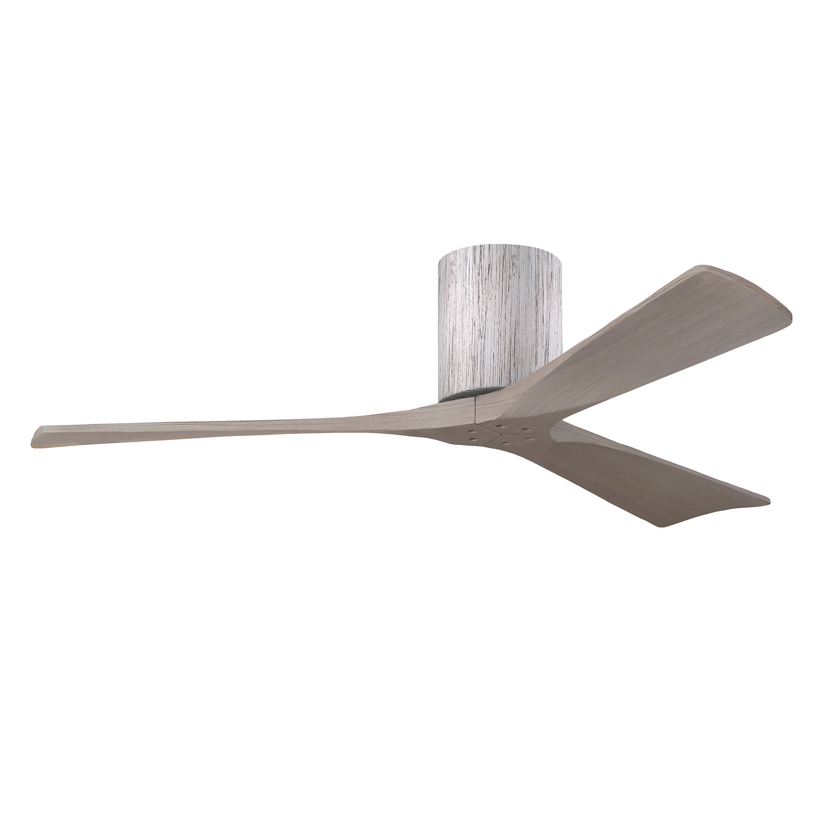 Olivier 3 Blade Ceiling Fan, Barn Wood Tone, Gray Ash Tone, 52"