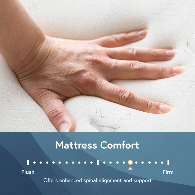 Eiver 12-inch Euro Top Mattress With Breathable Foam, California King