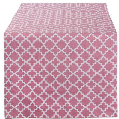 Trung Geometric 100% Cotton Table Runner