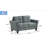 High - End 2 Seat With Gray Velvet Fabric, Thickened Cushions, Detachable Parts And Modular Versatility Comfort Driven Upholstery, Smart Design Versatile Configuration For Office-1747232718-1747232721-1747232722
