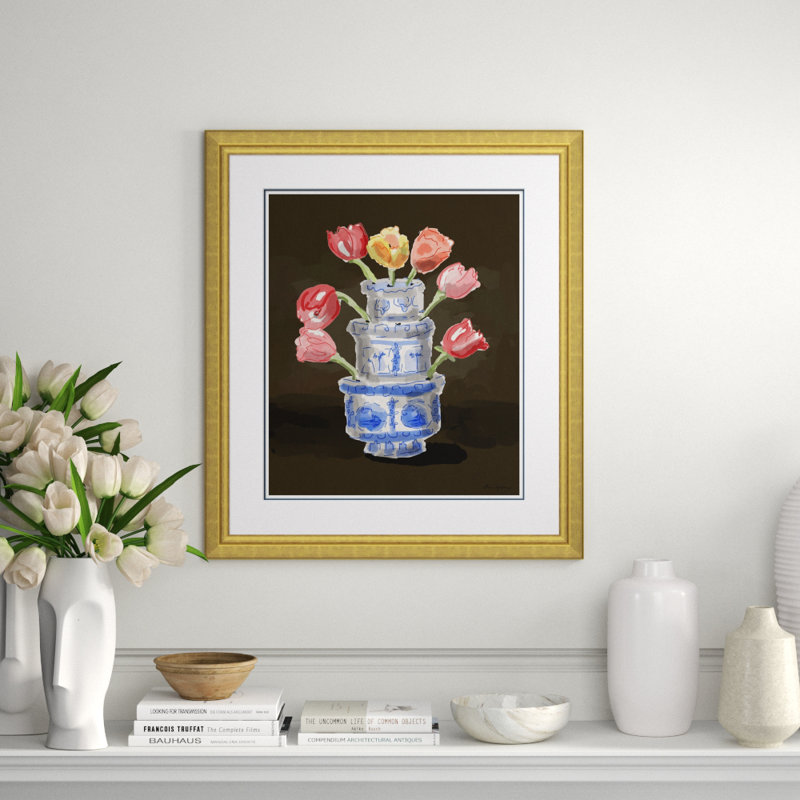 Tulipiere Stacked Giclee Print by Dana Gibson