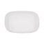 Bol décoratif en grès en céramique moderne à base de pieds de style décontracté pour bureau à domicile, chambre à coucher, salon, présentation ou rangement, accessoire de table, accessoire de table - blanc