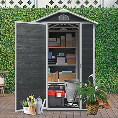 4 Ft X 6 Ft Outdoor Storage Shed With Floor