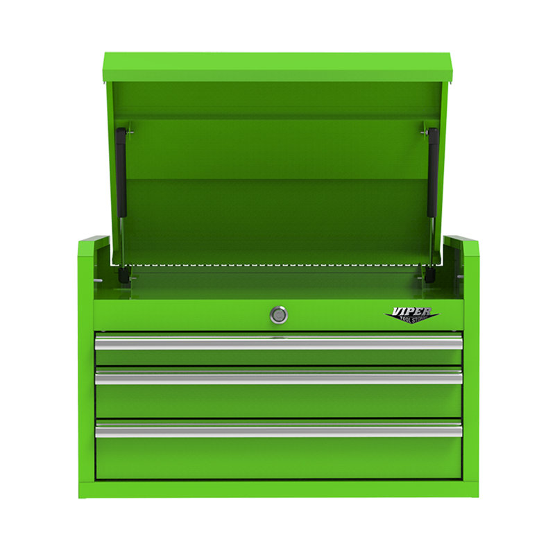 26" 3 Drawer Top Chest, Lime Green