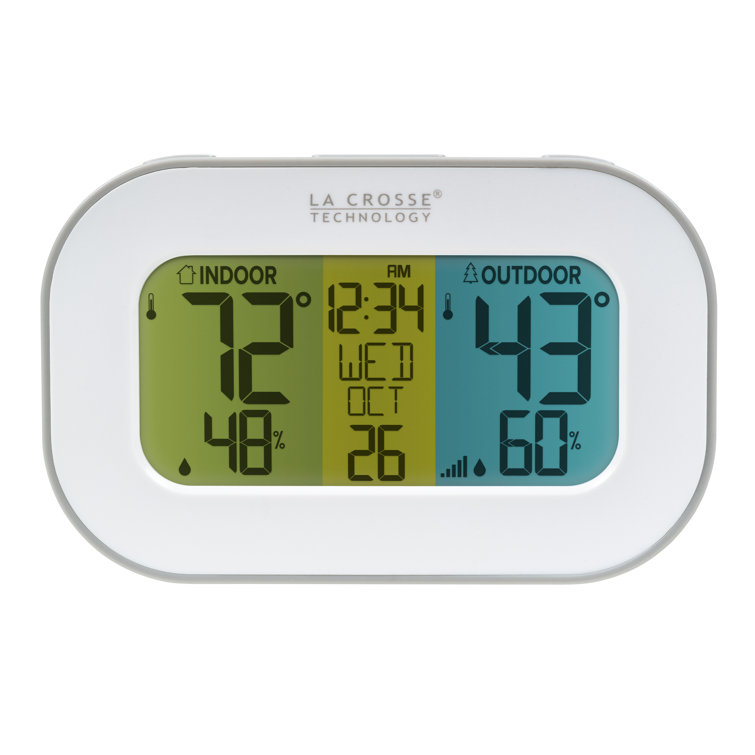 Wireless Thermometer Weather Station Indoor Outdoor Digital