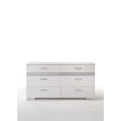 Commode double 6 tiroirs Elkin