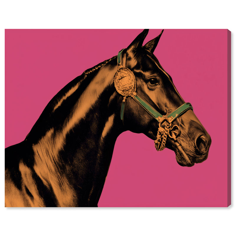 Hue Equine IV Print by Oliver Gal, 30"H x 24"W, Gallery Wrapped
