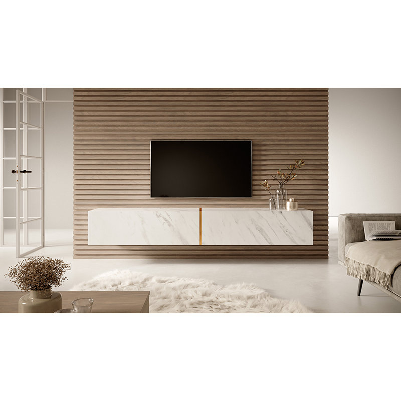 Amiree TV Stand for TVs up to 75", White