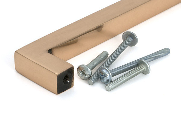 Albers Handle Pull, 8.8", Polished Bronze