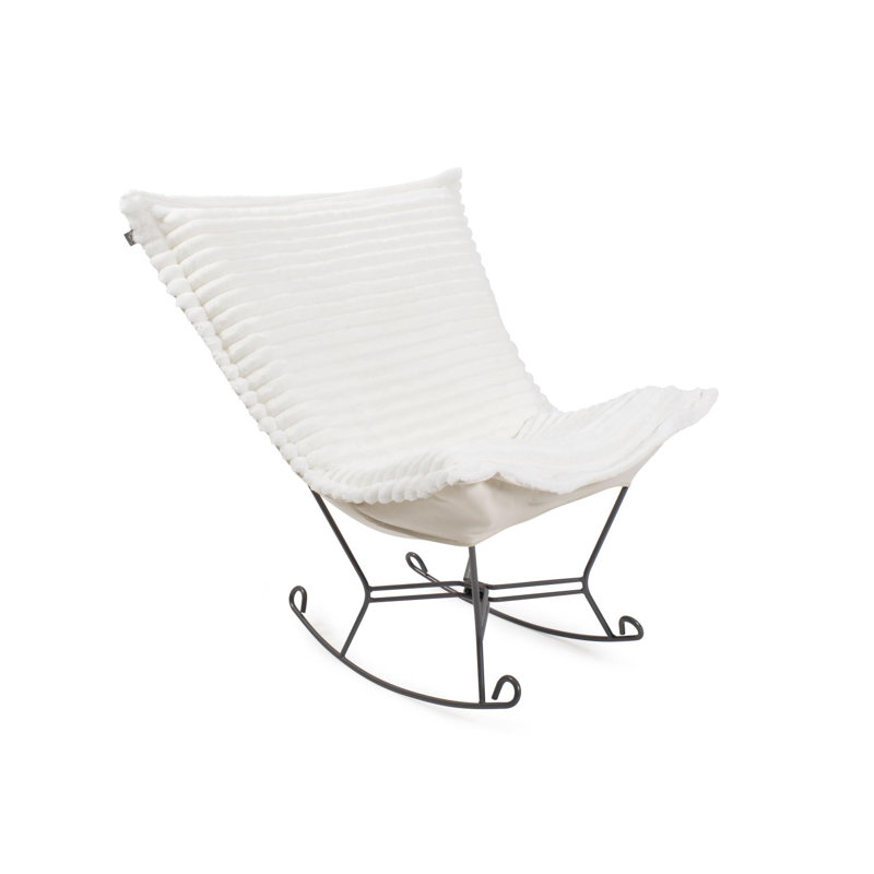 Puff Rocker Shar Pei blanc, Blanc