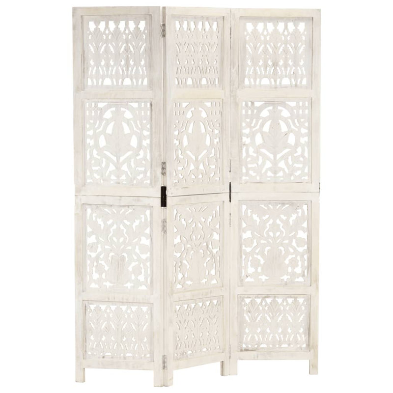 Blondell 165cm H Folding Room Divider, 3, White
