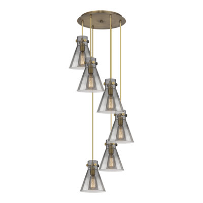 Luminaire suspendu 6 lumières Amrith