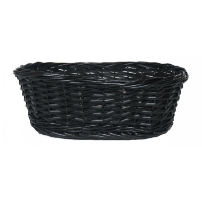 Darktone Oval Willow Basket
