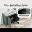 Atticus 36 Inch Bathroom Vanity with Sink, Tiffany Blue-312319407