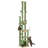 Green Floor-to-Ceiling Cat Tree 89"-100", Climbing Tower with Grooming Post, Condo & Hammock