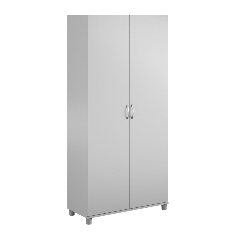 Armoire de rangement l 36 po Aleg, Gris