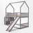 Twin Over Twin Bunk Bed With Slide And Staircase-1316220224